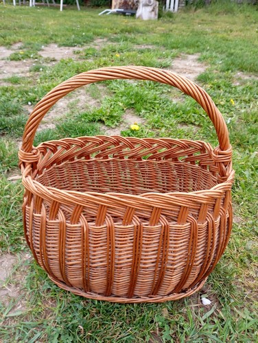 Ancien panier osier - panier,