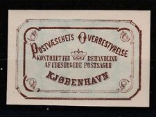 1878 DANEMARK DANMARK TIMBRES DE RETOUR UNIF. N. 1 MLH MF50988