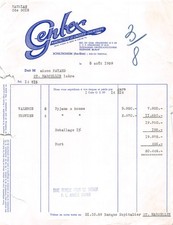 1959 MANUFACTURE DE LINGERIE CHEMISERIE GENTEX A SCHILTIGHEIM - M. FAYARD