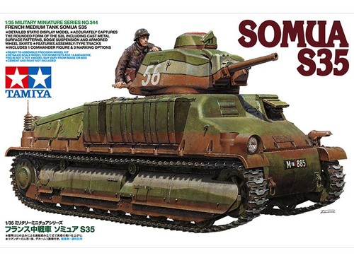 Tamiya somua s35 - tamiya, wwii
