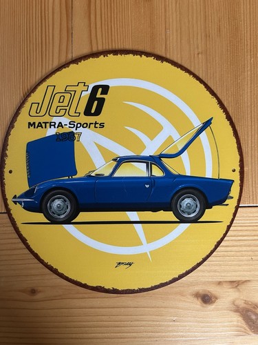 Plaque métal vintage matra - plaque,