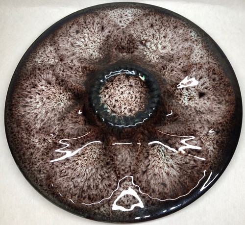 Assiette huître signée - assiette,
