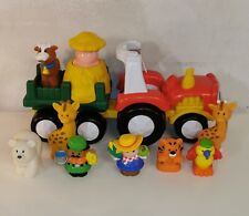 Tracteur avec remorque + 8 figurines Little People Fisher Price 2007