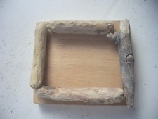 Joli Petit Cadre bois flotté fait main pièce unique déco mode nature sur mesure