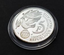 FRANCE BU 1995 5 Francs Argent