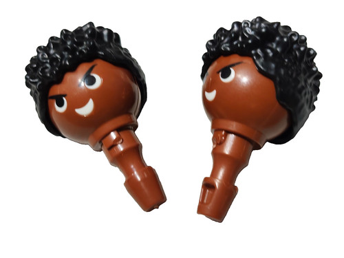 Playmobil têtes colère - playmobil, x2