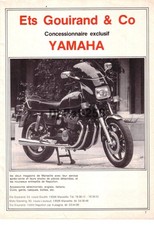 Publicité moto yamaha xs - yamaha,