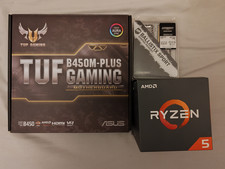 Bundle ASUS TUF B450 GAMING PLUS + AMD Ryzen 5 2600 + Crucial Ballistix PC4 16Go