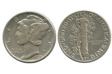 1 Dime Liberte Etats - Unis Argent