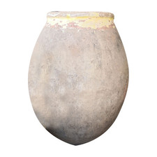 Jarre à huile de Biot ancienne en céramique vernissée XIXème