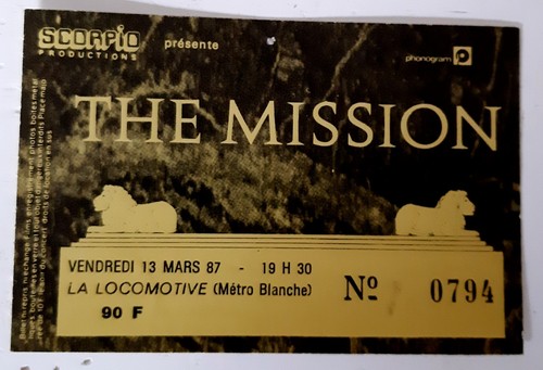 Ticket billet used - used, place