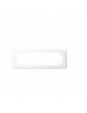 PLAQUE 3 POSTES ETENDUE BLANC