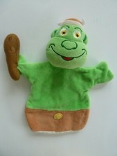 S8-  DOUDOU MARIONNETTE CMP OGRE CANIBALE MARRON VERT MASSUE - TBE