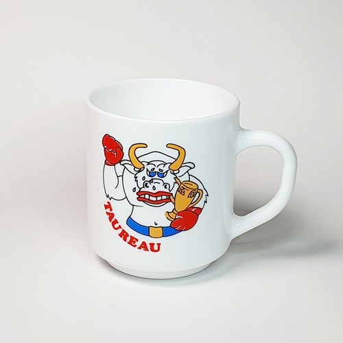 Ancien mug tasse taureau - ancien, signe
