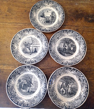 5 ASSIETTES PARLANTES EN