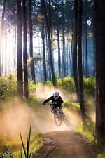 PLAQUE EN METAL  cyclisme velo vtt   20X30 CM