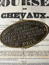 PLAQUE CONCOURS HIPPIQUE