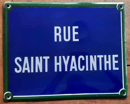Ancienne grande plaque