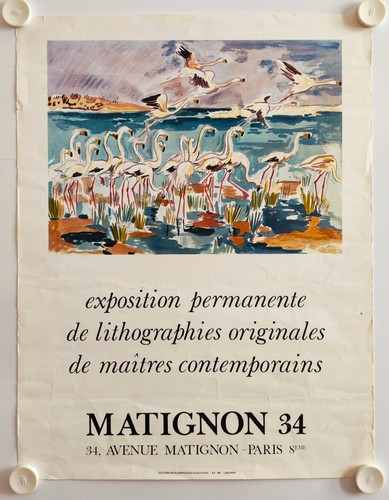 Affiche yves brayer 1970 - ca,
