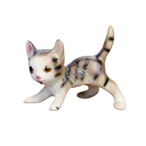 Figurine ancienne chat - figurine,