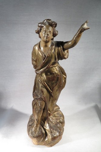Ancienne sculpture bois - ancienne, en