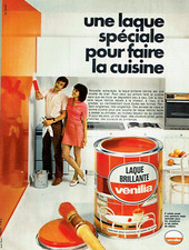 publicité Advertising  1222 1970   Vénilia  peinture laque brillante sp cuisine