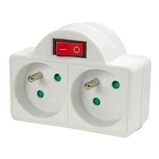 Bloc Multiprise 2 Prises Avec Interrupteur – 16 A – 230 V – 3680 W