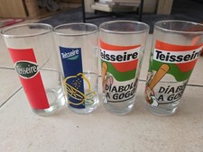 LOT DE 4 VERRES TEISSEIRE -