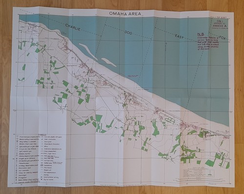 Carte para ww2 1944 omaha - para,