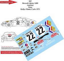 DECALS 1/32 REF 587 ALPINE