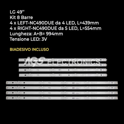 Kit barres strip led lg - kit, tv