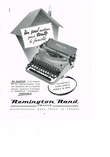 Advertising 1953 remington - advertising,