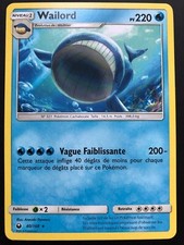 Carte Pokemon WAILORD 40/168 Rare Soleil et Lune 7 SL7 FR NEUF