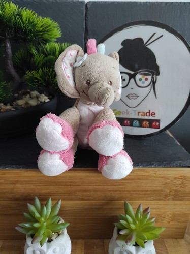 Doudou peluche éléphant - peluche,
