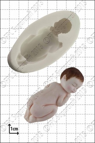 Moule silicone bébé sweet - silicone,