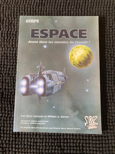 Gurps espace jeu de - gurps,