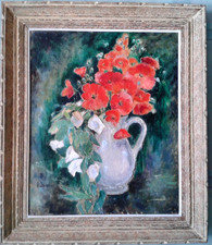 " Coquelicots et Volubilis "