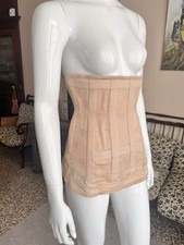 Corset Bustier Ancien Vintage Gaine Lingerie Baleines Rigides Laçages Agrafes 