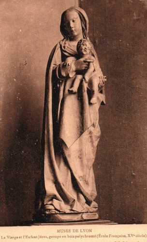 Cpa musée de - de, lyon