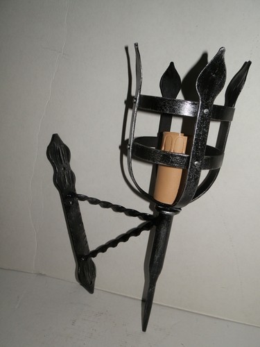 Applique lampe mur torche - mur,