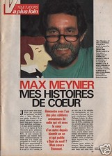 Coupure de presse Clipping 1990 Max Meynier  (3 pages)