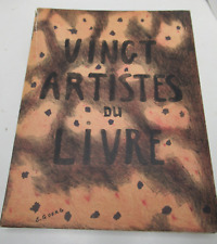 MORNAND 20 ARTISTES DU LIVRE 1950 EO 1800 EX. CHAGALL PICASSO JOUVE VAN DONGEN