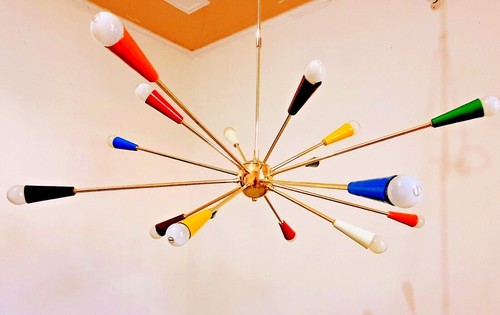Lustre sputnik multicolore - lustre,