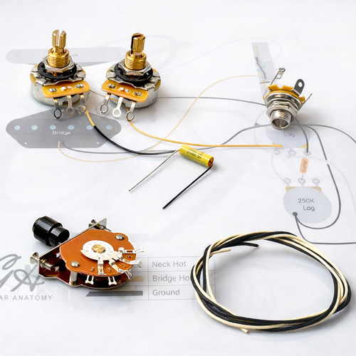 Kit câblage telecaster - kit,
