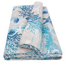 Mobilier de Tissu Course Foulard Marin Couvre Tout Coton Housse Canapé Lit