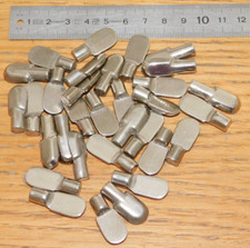 LOT VINTAGE ergot 7mm LAITON de qualité MEUBLE support FAIRE des ETAGERE Taquet