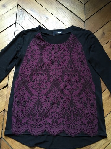 Top noir dentelle the kooples - top,