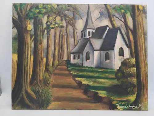 Huile sur toile vintage