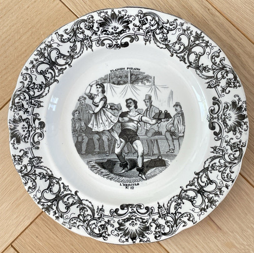 Ancienne assiette parlante - assiette, en