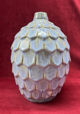 HENRI DELCOURT VASE GRES ART
